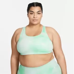 Image of Nike Icon Swoosh Plus Bra Womens - Green