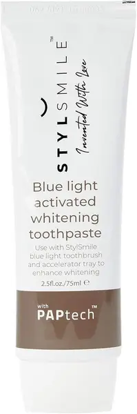 image of Stylsmile Lighten Up Blue Light Activated Toothpaste 75ml