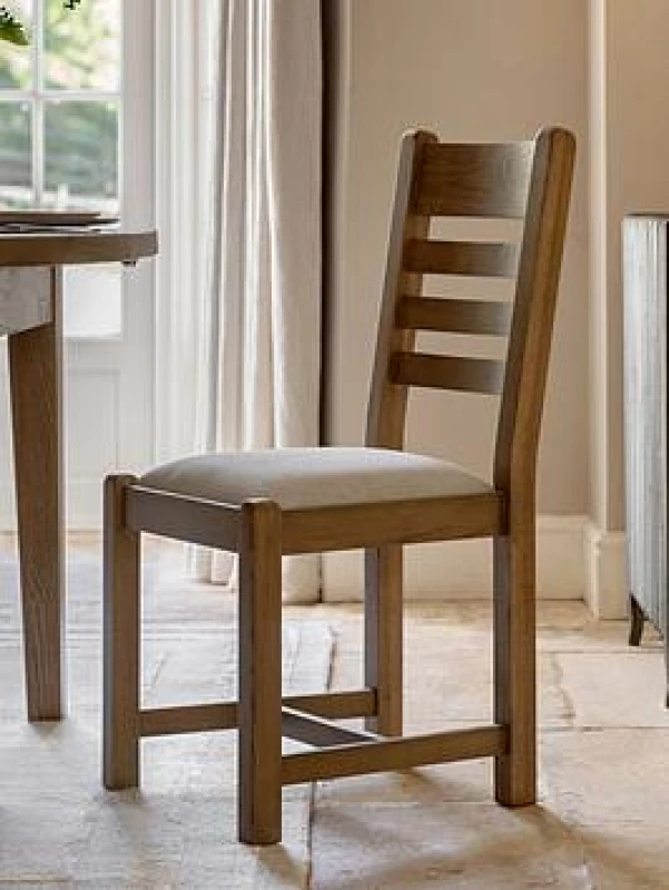 Image of SO'HOME Toledo Oak Dining Chair (Set of 2) Natural Oak ONE SIZE
