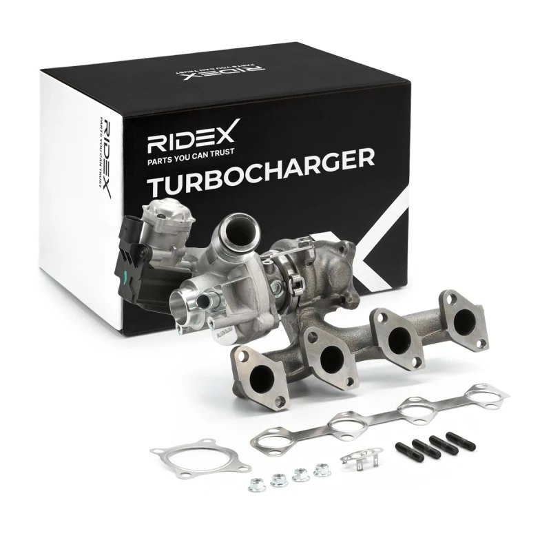 Image of RIDEX 2234C10503 Turbocharger Incl. Gasket Set Charger,charging system (2234)