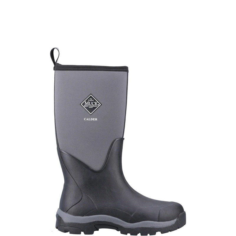 Image of Muck Boots Mens Calder Neoprene Wellington Boots UK Size 4 (EU 38) Black MUC161-BLACK-4