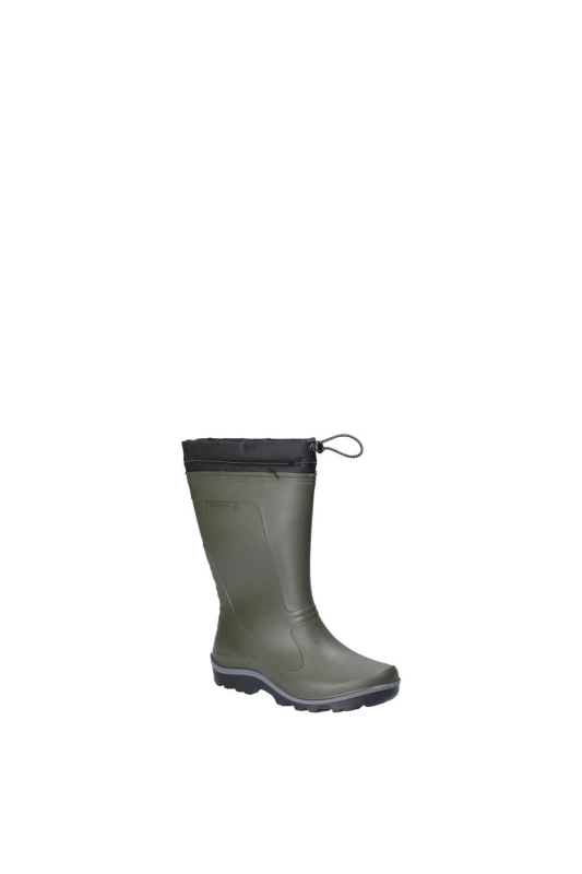 Image of Cotswold Minchinhampton Lined Wellington Boot - Green Green 10