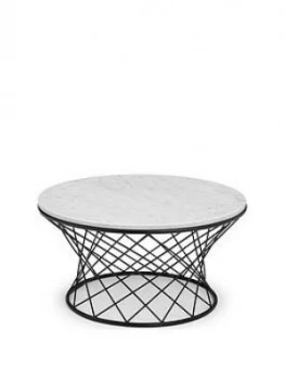 image of Julian Bowen Trevi Real Marble Coffee Table