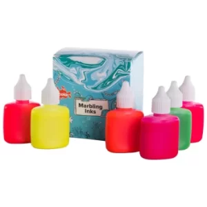 Image of Scola MIF25/6/A Marbling Ink Fluorescent 6 Assorted