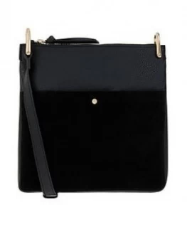 Image of Accessorize Alessie Zip Leather Messenger