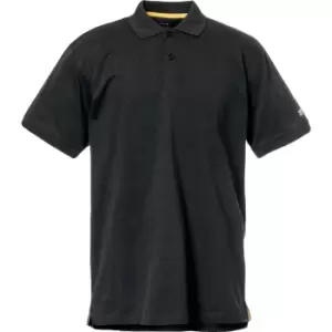 image of Caterpillar Mens Classic Polo Shirt Black 4XL