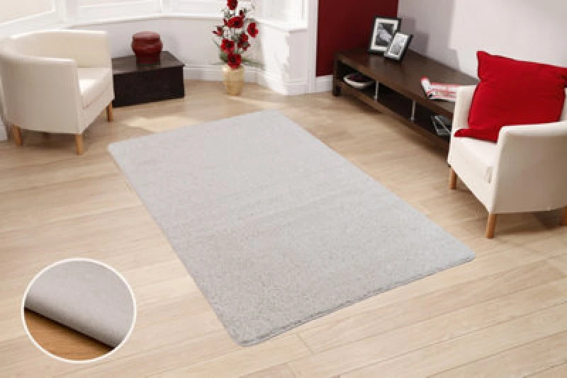 Image of Smart Living Smart Living Super Soft Fluffy Thick Pile Washable Shaggy Door Mat in White Size: 67cm x 120cm White 67cm x 120cm Unisex 5056095208888