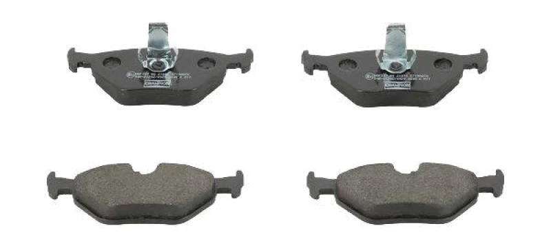 Image of CHAMPION 571936CH Brake pad set prepared for wear warning indicator Brake Pad Set,disc brake (402)