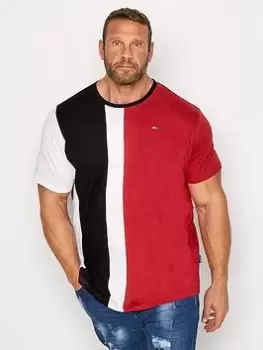 Image of BadRhino Horizontal Cut & Sew T-Shirt - Red, Size 7-8Xl, Men