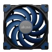 image of Akasa AK-FN118 Alucia SC14 Black & Blue Fan, 140mm, 1800RPM, 4-Pin...