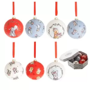 image of Winnie The Pooh Set of 7 Baubles