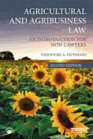 Image of agricultural and agribusiness law an introduction for non lawyers