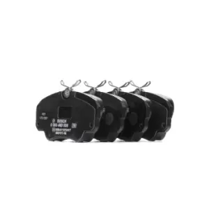 Image of Bosch Brake pad set OPEL,VAUXHALL 0 986 460 939 90541293,1605004,1605033 1605782,1605932,90345077,90398116,90541293,9192124,9195077,1605004,1605033