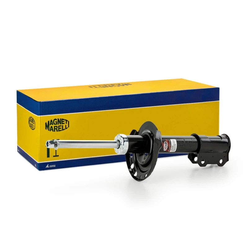 Image of MAGNETI MARELLI 353804070100 Shock absorber Front Axle Right, Gas Pressure, Twin-Tube, Suspension Strut, Top pin Shock Absorber (854)
