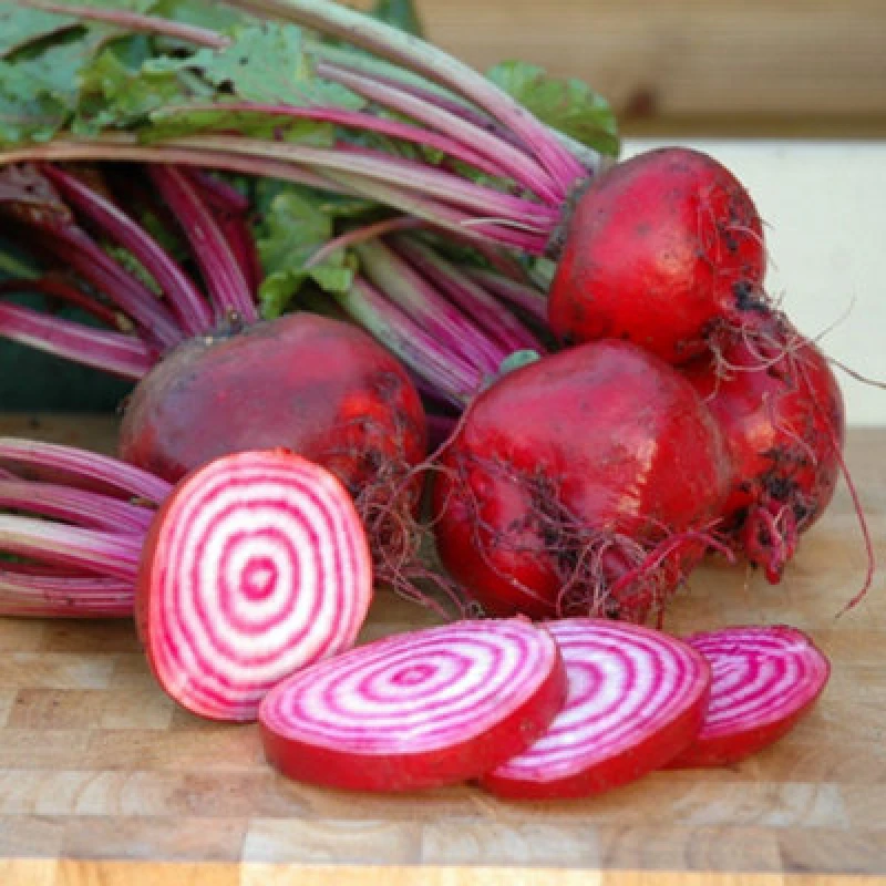 Image of Beetroot Chioggia Seeds Heirloom Variety With Bullseye Pattern & Mild Sweet Roots 1 Packet X 300 Seeds By Thompson & Morgan