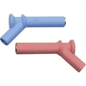 Image of Safety test probe 4mm jack connector CAT IV 1000 V Red Staeubli