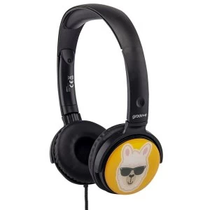 image of Groov-e EarMOJIs Cool Llama Kids Headphones