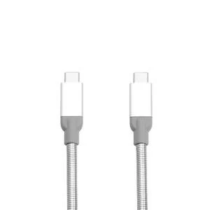 Image of Verbatim USB-C to USB-C Stainless Steel Sync & Charge Cable USB 3.1 GEN 2 30cm