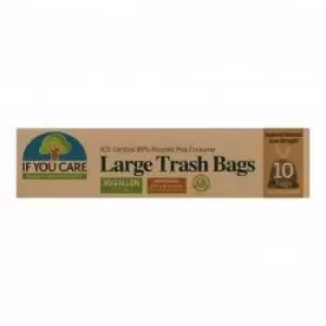 image of If You Care 89% Recycled 30 Gallon Trash Bags - 10 Pack