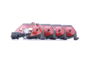 Image of TRW Brake pad set VW,AUDI,SKODA GDB1658DTE 1K0698151F,1K0698151J,JZW698151 1K0698151F,1K0698151J,1K0698151N,JZW698151,1K0698151F,1K0698151J,JZW698151