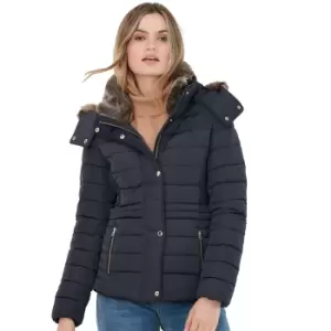 Image of Joules Womens Gosway Warm Padded Water Resistant Coat UK 14- Bust 39.5', (100cm)