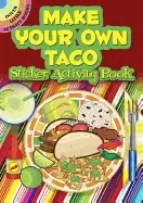 Image of make your own taco sticker activity book