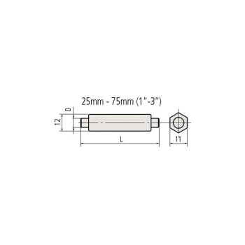 image of 167-102 50MM Measuring Standard - Mitutoyo