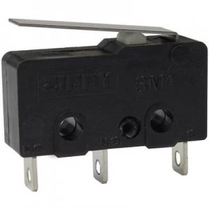 Image of Zippy Microswitch SM1 N6S 01A0 Z 250 V AC 6 A 1 x OnOn momentary