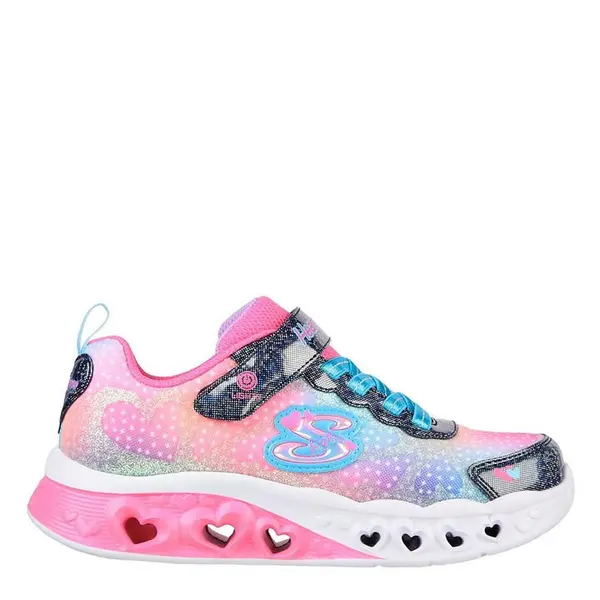 Image of Skechers Flutter Heart Child Girl Trainers - Pink C10