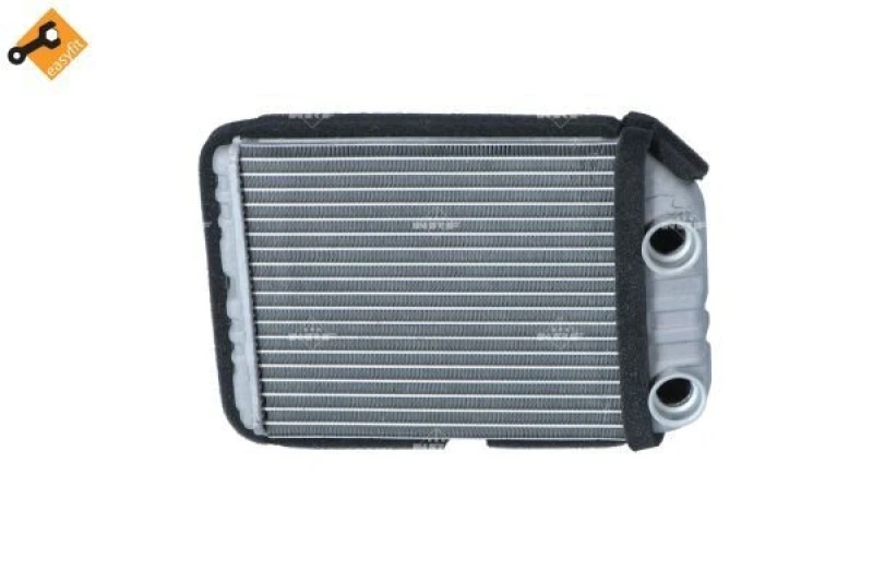 Image of NRF 54287 Heat Exchanger EASY FIT with mounting parts Aluminium Heat Exchanger,interior heating (467)