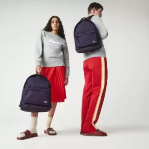 image of Lacoste Unisex Neocroc Canvas Backpack Size Unique size Peacoat