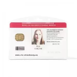 Tarifold Open faced single ID card holders Horizontal Clear Pack 10