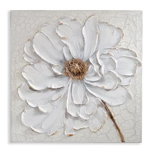 image of Arthouse Plaster Floral 3D Canvas