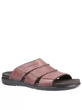 Image of Hush Puppies Hush Puppie Cameron Mule Sandal, Brown, Size 8, Men