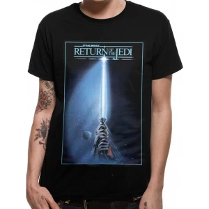 Image of Star Wars - Return of the Jedi Mens Large T-Shirt - Black