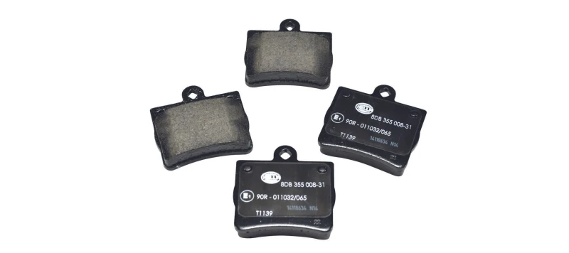 Image of HELLA Brake pad set HELLA 8DB 355 008-311