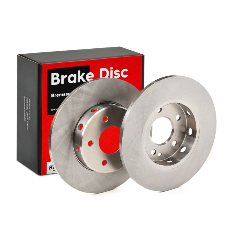 Image of STARK SKBD-0020248 Brake disc Front Axle, solid, Cast Iron, Uncoated, Untreated, without bolts/screws Cast Iron Brake Disc (82)