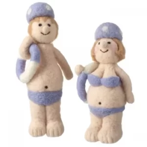 Image of Wool Bathing Couple (One Random Supplied) by Heaven Sends