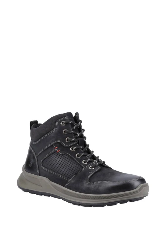 Image of Hush Puppies Mens Arnie Lace Up Ankle Boots - UK 6 Black male GDE2836BLK6