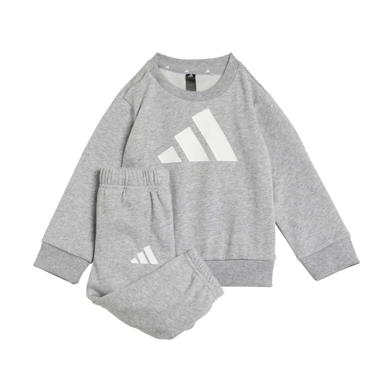 Image of Adidas Baby sweatshirt and jogging suit set adidas Essentials Gris Unisex 0/3 mois