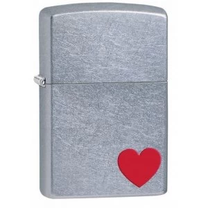 Zippo Love Street Chrome Lighter