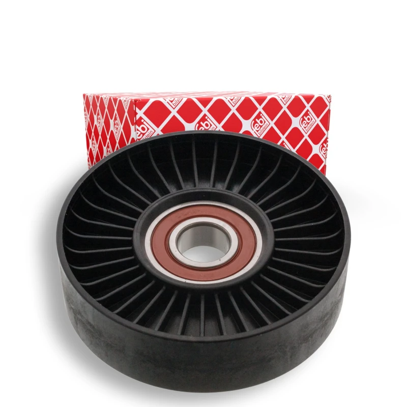 Image of FEBI BILSTEIN 45875 Tensioner Pulley Plastic Tensioner Pulley,v-ribbed belt (310)
