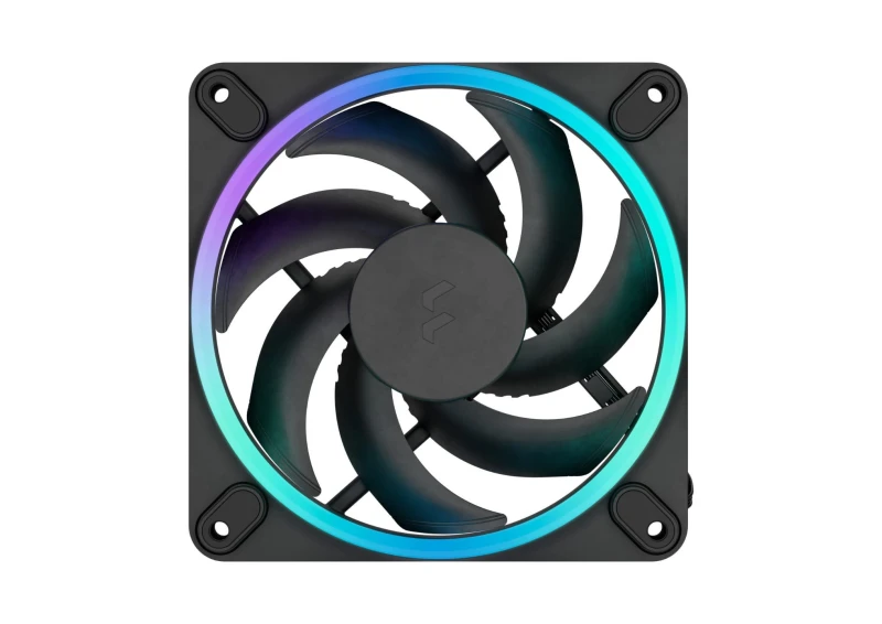 Image of Fractal Design Momentum 12 ARGB 12cm PWM Case Fan, 350-2200 RPM - Black - FD-F-MR1-1201