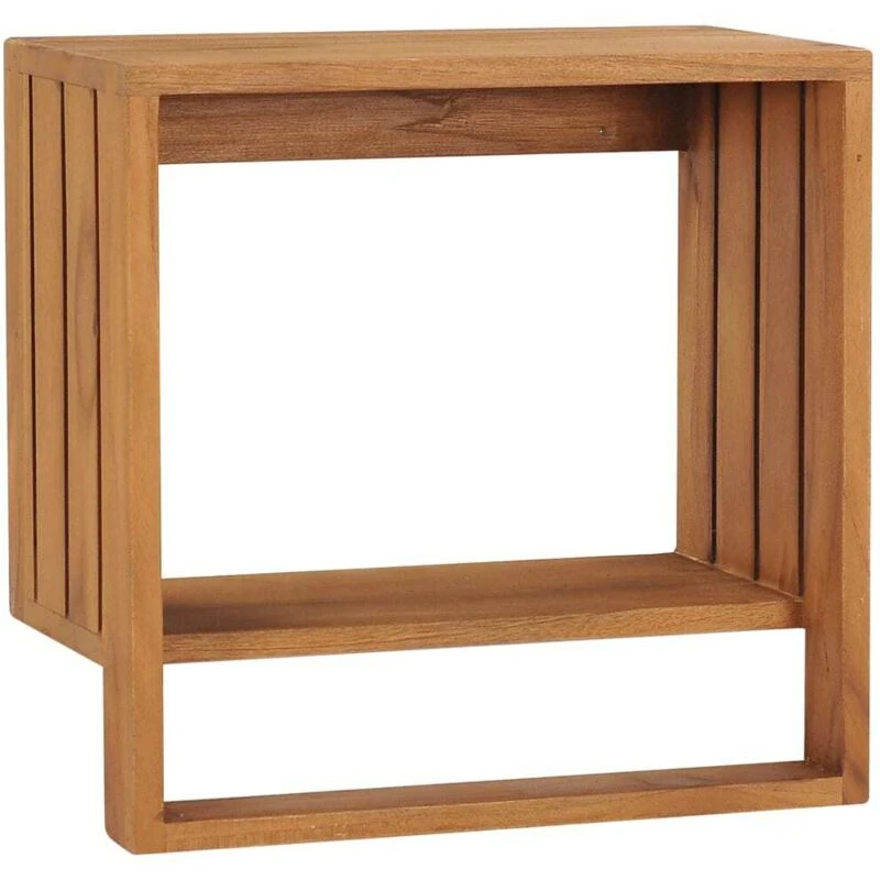 Image of VIDAXL Wall-mounted Towel Rack 35x20x35cm Solid Teak Wood Vidaxl 8719883995939