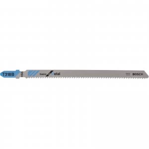 Image of Bosch T318 B Metal Cutting Jigsaw Blades Pack of 5