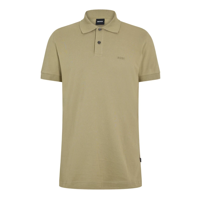 Image of Boss Mens Firenze Short-Sleeve Polo Shirt Pastel Green male S