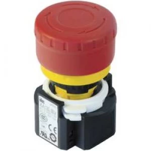 Image of EPO switch self monitored 250 V AC 3 A 2 breakers