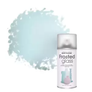 image of Rust-Oleum Frosted Glass Spray Paint Mint - 150ml