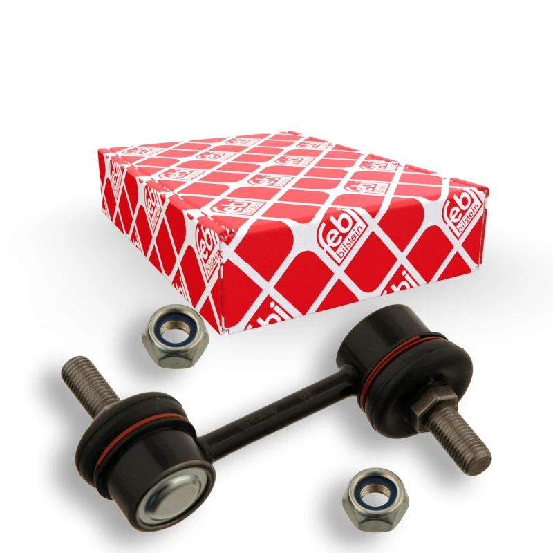 Image of FEBI BILSTEIN 31095 Anti-roll bar link OE Turbo NEW, Rear Axle Right Steel Link Stabiliser (3229)