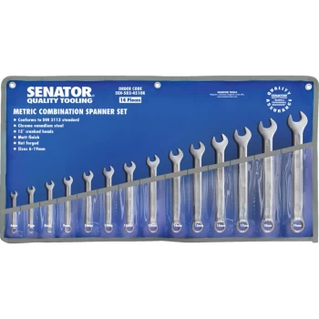 Image of Metric Combination Spanner Set, 6 - 19MM, Set of 14